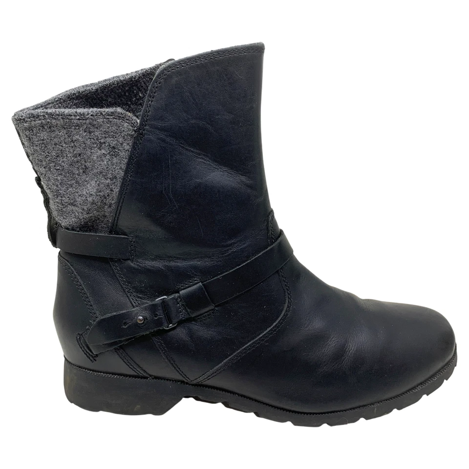 Botas Teva De La Viña Negras Impermeables Cuero Gris Lana Para Mujer Talla 10 1005514 Foto 3 de 4