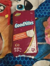 Vintage Ballarina GoodNites Youth Girls Pull-Ups UnderPants 13 XL Teen Diapers 