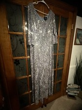 Alex Evenings Shimmering Lavender3/4 Sleeve Mother Of The Groom Gown Size 18