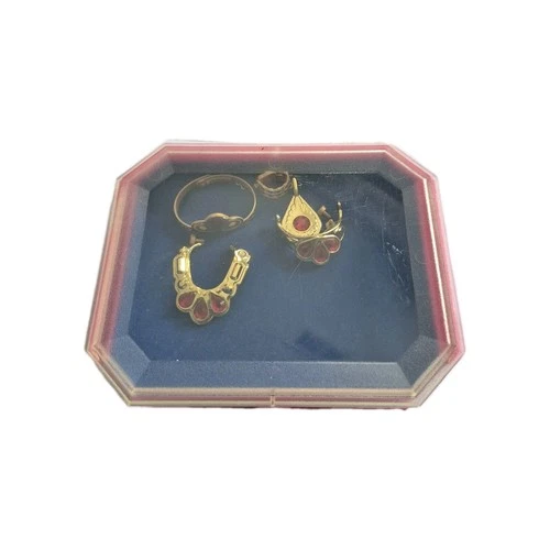 Vintage 1986 Mattel Jewel Secrets Barbie Jewelry Set The RUBY Collection