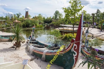 Photo 12x8 Islands at Chester Zoo Moston/SJ4070 Part of the new islands e c2016