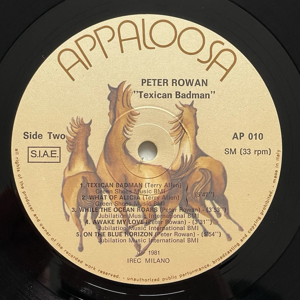 PETER ROWAN TEXICAN BADMAN LP VINYL NM (country johnny cash bluegrass tony rice) - Bild 4 von 4