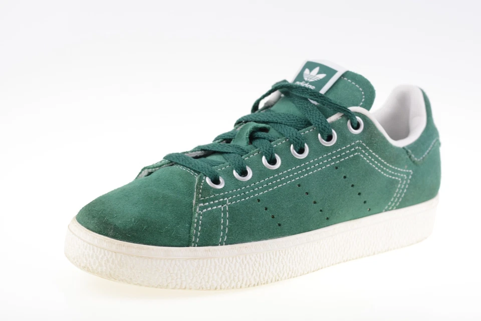 Adidas Stan Smith Suede J Green/White IE7586 Unisex Junior Trainers Size UK 3.5 - image 2 of 4