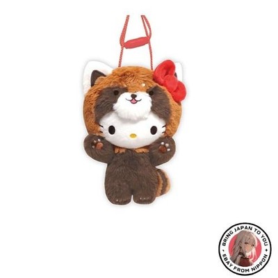 Neu K Company Sanrio Figuren Banzai Serie Plüsch Halstasche Hello Kitty rot
