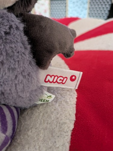 JUGUETE DE PELUCHE SUAVE NICI DRACULA 9" FOREST FRIENDS NUEVO CON ETIQUETAS EN BOLSA. - Imagen 3 de 11