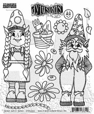 Dyan Reaveley's Dylusions Cling Stamp Collections 8.5"X7"-Gnome Sweet Gnome