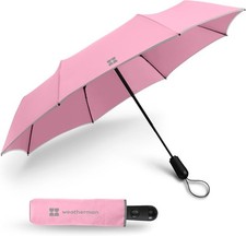 Weatherman Umbrella - Premium Small Compact Mini Umbrellas for Blush