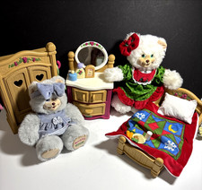 Fisher Price Briarberry Bear Lot Merryberry  BerryAnn  3pc Bedroom Furniture