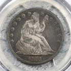 1861-O Seated Liberty Half Dollar CSA Obverse W-11 PCGS VF25! #12EQW FS-401