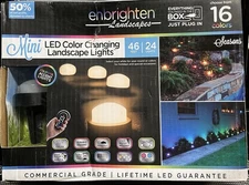 Enbrighten Mini LED color Changing Landscape Lights  46FT