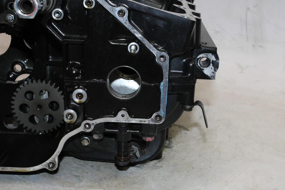 01-03 KAWASAKI ZRX1200 OEM ENGINE MOTOR CRANKCASE CRANK CASES BLOCK - Image 4 of 4