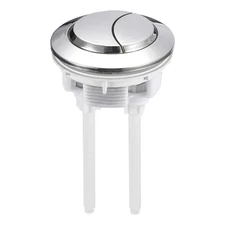Toilet Tank Button Dual Push Flushing Toilet Button for 58mm(2.28") Hole