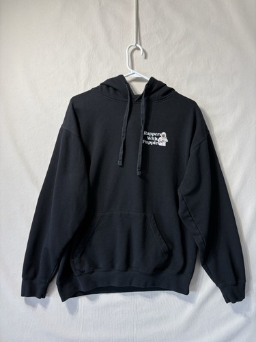 Dog Limited Rappers with Puppies Black Hoodie Sweatshirt Adult L 1025 - Picture 1 of 4
