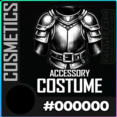 World Zero WZ - COSMETICS - #000000 (PITCH BLACK) - ACCESSORY - COSTUME