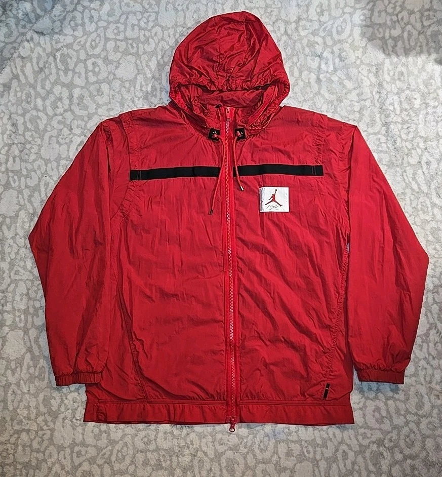 NIKE AIR JORDAN КРЫЛЬЯ ПОЛЕТА ВЕТРОВКА СПОРТЗАЛ КРАСНЫЙ AH6242-687 РАЗМЕР L - Изображение 2 из 4