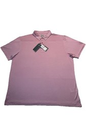 Callaway Opti-Dri Performance Golf Polo Shirt Mens XXL Sea Pink Striped 70 New