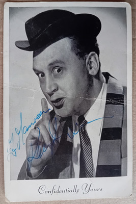 ORIGINAL HANDSIGNIERTES FOTO REG DIXON Music Hall Comedian
