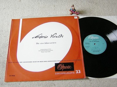 VIVALDI 4 Jahreszeiten F. MEZGER (Violine) BODART GER STEREO LP OPERA St 1936