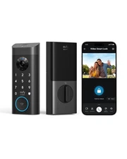 eufy Security Video Smart Lock E330, 3-in-1 Camera+Doorbell+Fingerprint Keyless