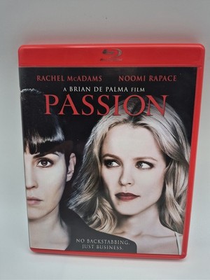 Passion (Blu-ray, 2012) Brian De Palma Thriller, Rachel McAdams, w/ Red Case
