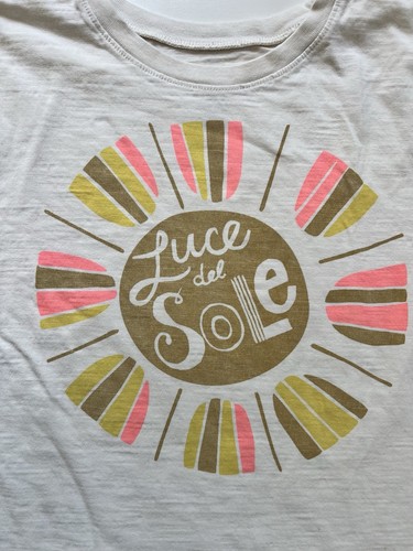 Tea Collection Top Luce Del Sole Girl's Summer Clothes Size L 8 10 8-10 - Picture 3 of 8