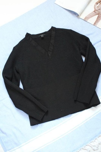 Women COS Sweater Black Wool 38 / M / 46 #6S4X
