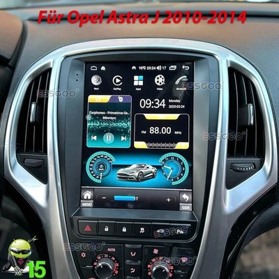 4+64GB Android 15 Autoradio Carplay GPS RDS Für Opel Astra J 10-14 Buick Excelle