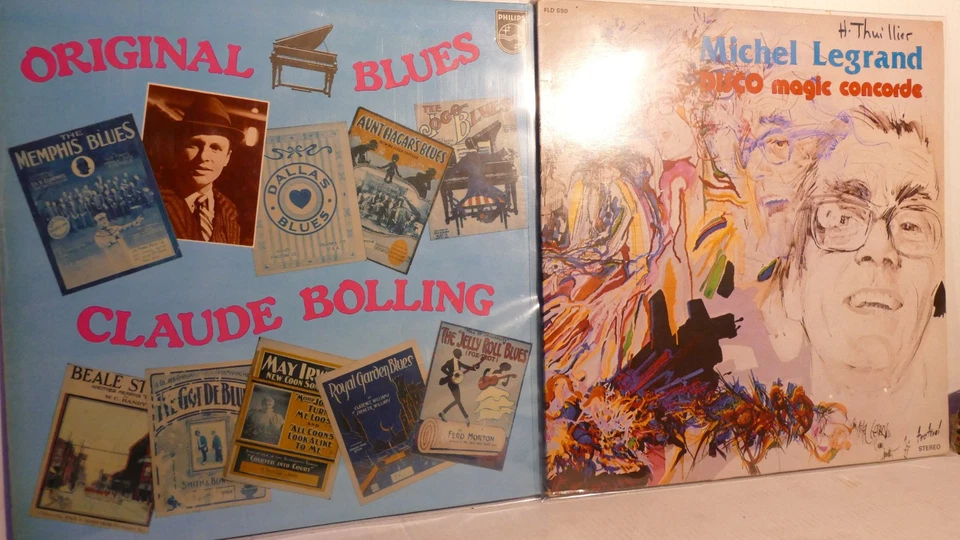 MUSIQUE DE FILM 33TOURS /LOT 2 LP C.BOLLING+ M.LEGRAND / EDITION 1970 A 1980 - Photo 1/4