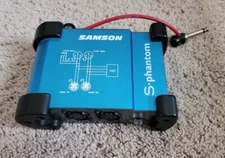 SAMSON S-PHANTOM 2 MIC INPUT Interface w/ George L   Cable Tested NO DOA