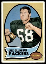 1970 Topps Gale Gillingham Rookie Green Bay Packers #131
