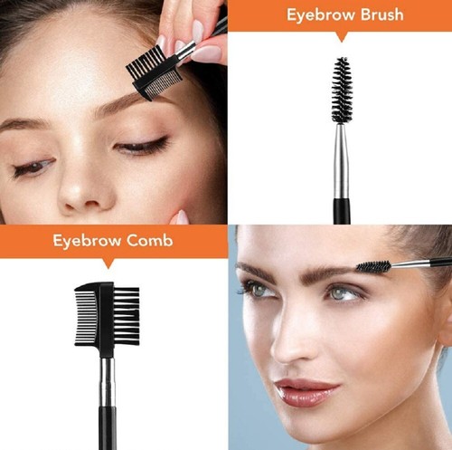 12 in 1 Augenbrauen Pflegeset Trimmer Set Dermaplaning Rasierer Pinzette Schere Werkzeug - Bild 4 von 7
