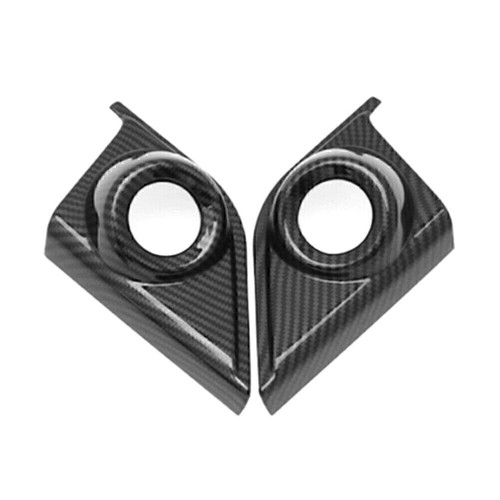 Front Inner Door Speaker Cover Trim Fit Honda CR-V CRV 2017-2021 Carbon Fiber co - Picture 2 of 5