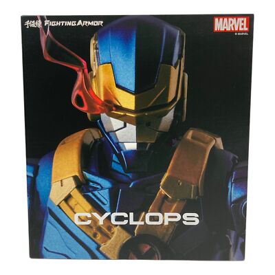 MARVEL Cyclops Fighting Armor Sentinel Figure Top Mint JAPAN