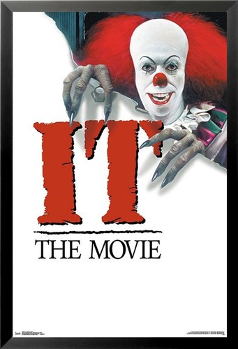 FRAMED Steven King's It 1990 TV Horror Miniseries 34x22.25 Movie Poster - Imagen 1 de 2