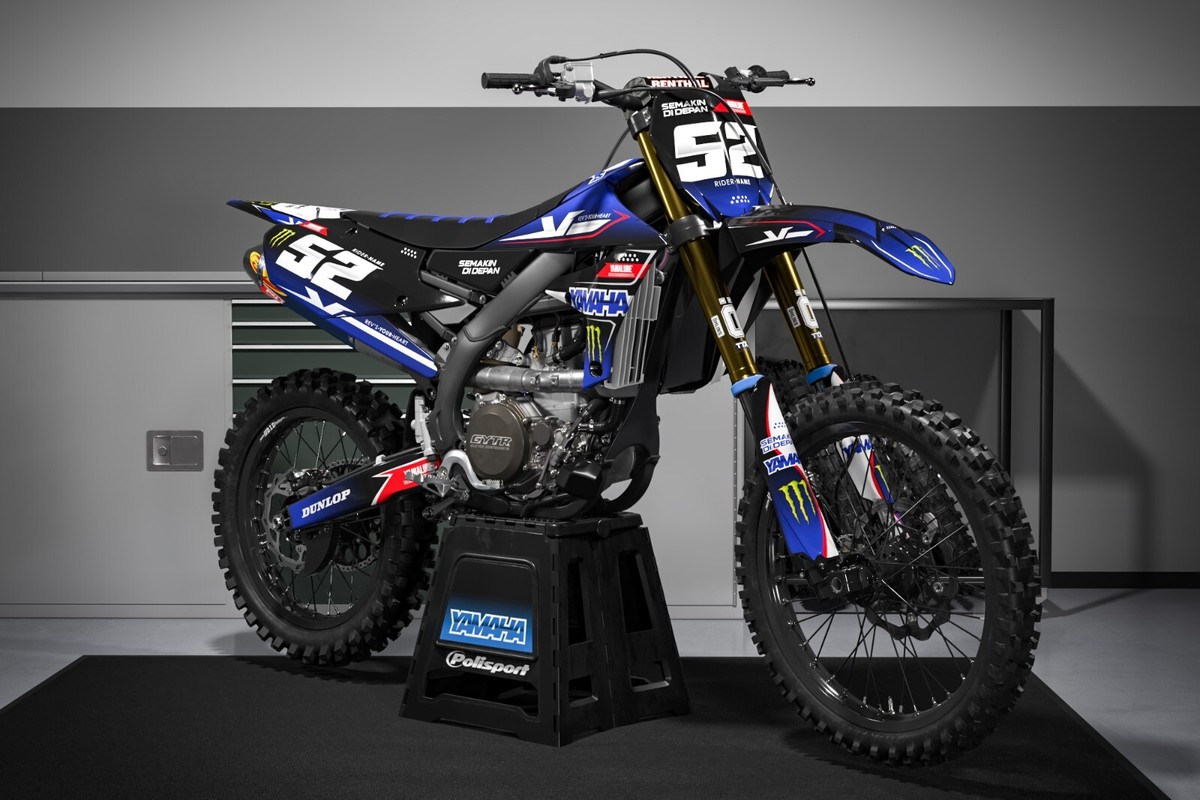 YAMAHA Complete Dirt Bike Graphics Kit For YZ YZF WRF PW 50 65 85