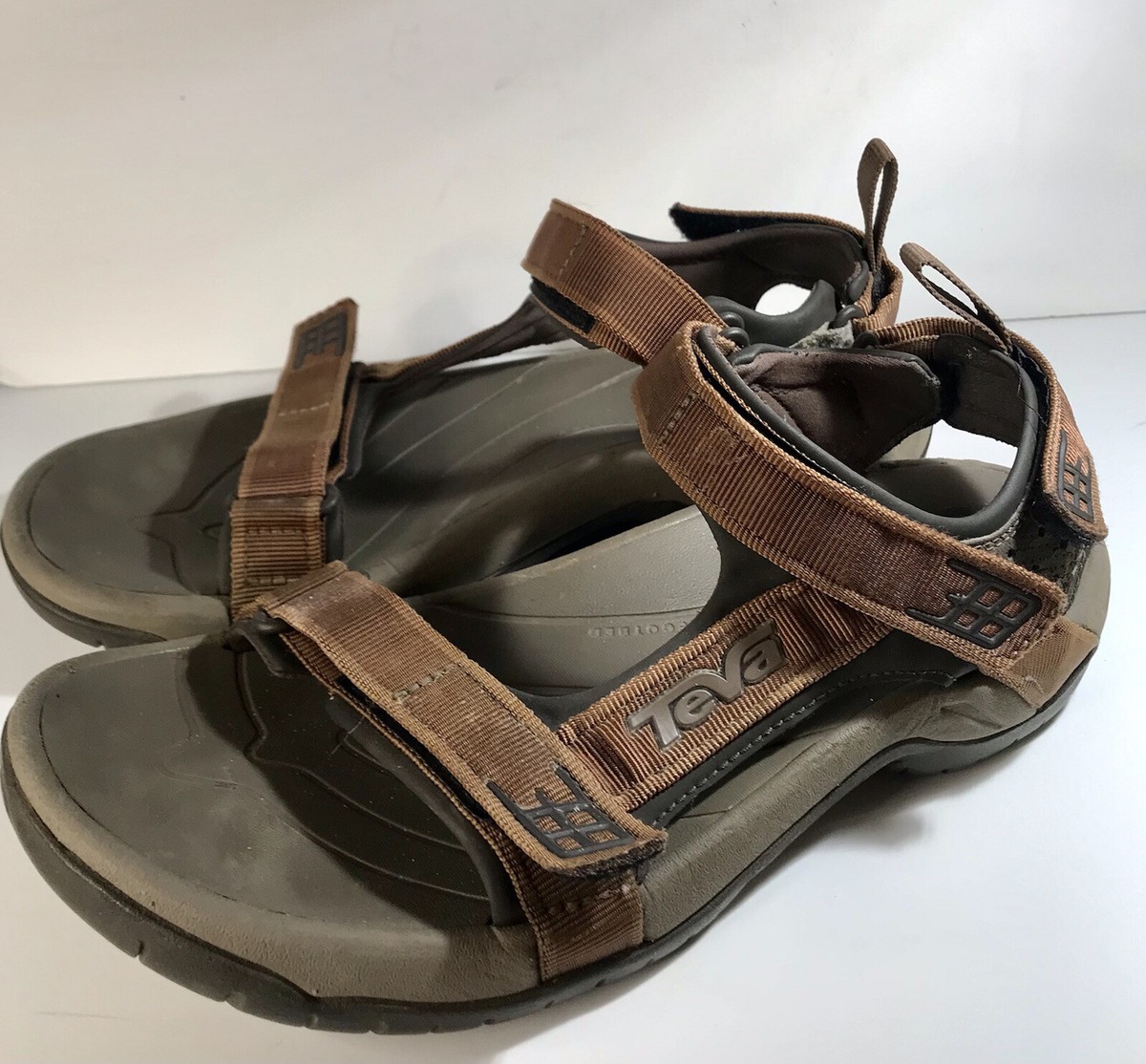 TEVA Mens Size 9 Fisherman Sport Hiking Sandal Shoc Pad Walking Shoe Black 4141 Amazon.com: Teva Mens Men main image 3