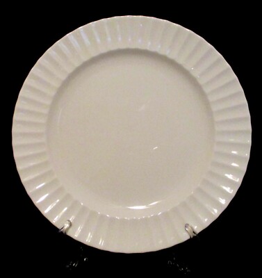 Royal Worcester Warmstry White 12-1/2'' ROUND PLATTER(s) or CHOP PLATE(s) Fluted
