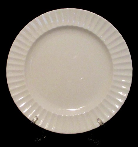 Royal Worcester Warmstry White 12-1/2" ROUND PLATTER(s) or CHOP PLATE(s) Fluted