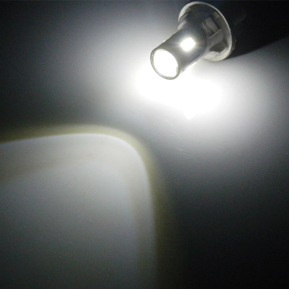 Blanco T10 W5W 2825 Bombilla LED Proyector Lente Luz de Estacionamiento para BMW S1000RR R1200GS Foto 2 de 4