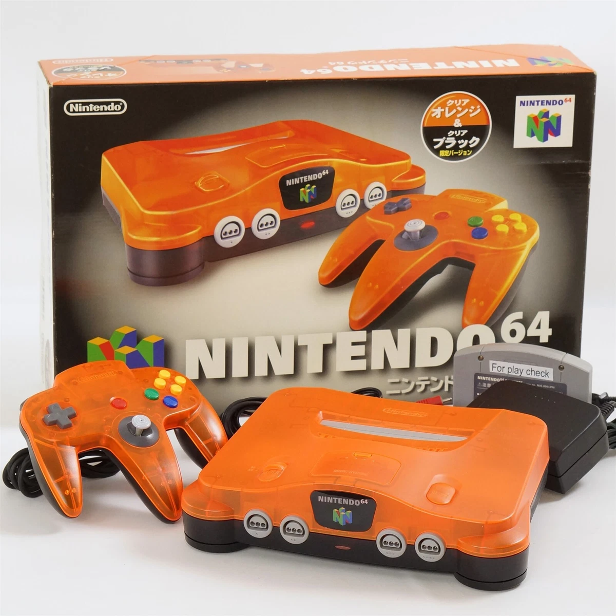 Nintendo 64 NTSC-J Orange Video Game Consoles for sale | eBay