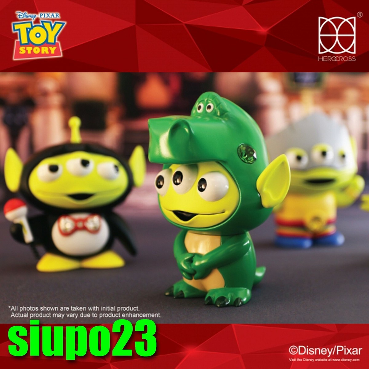 トイストーリー　ヒーロークロス　hero cross エイリアン　スワロフスキー Herocross ~ HBB #006DX Swarovski Toy Story Alien Remix 9+1