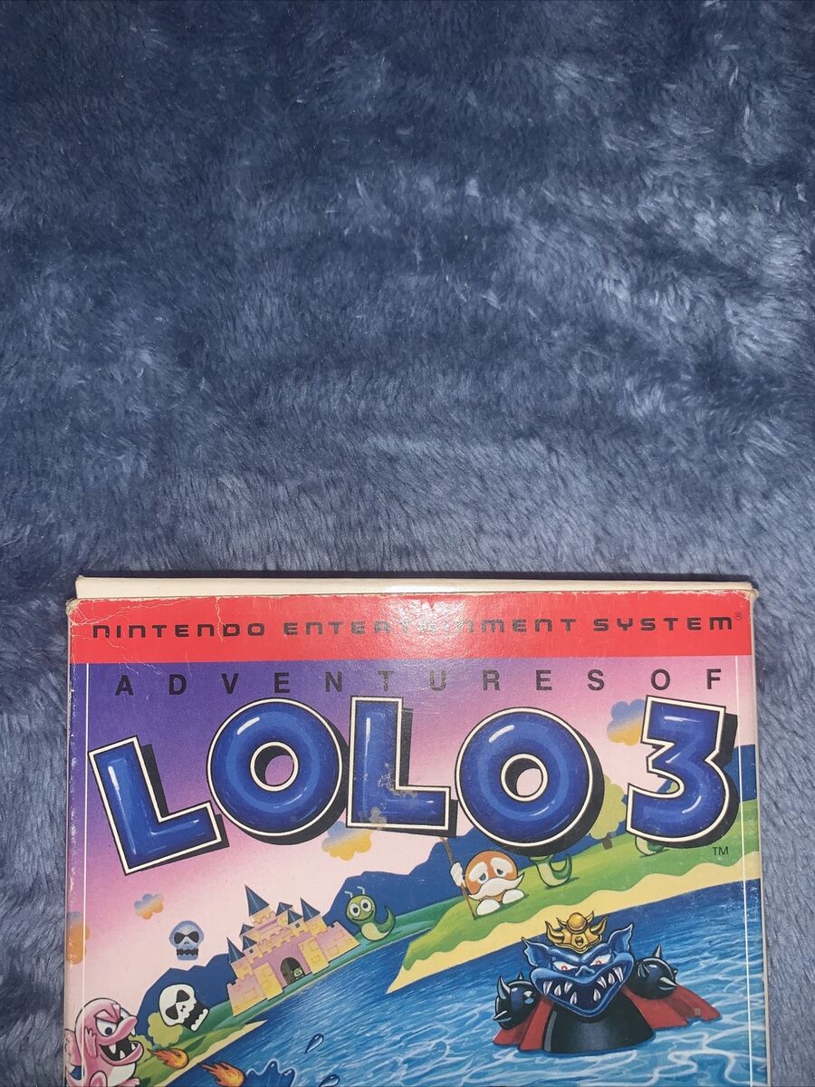 Adventures of Lolo 3 (Nintendo Entertainment System, 1991 Adventures of Lolo 3 (Nintendo Entertainment System, 1991