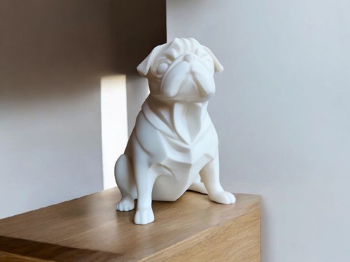 Dog Garden Ornament Pug Home Decoration Form/Sculpture Plastic - Modern - Picture 4 of 15