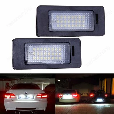 Feux Eclairage de Plaque LED BMW E39 E60 E61 E82 E88 E90 E91 E92 E93 E70 E71 E84 - Photo 1/4