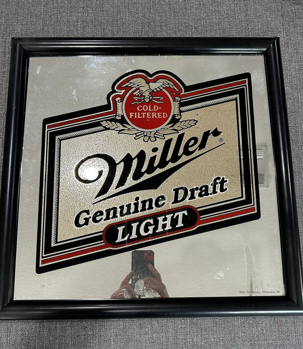 Miller Special Draft Beer パブミラー Miller Special Draft Beer 鏡