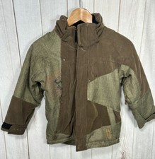 Obermeyer Jacket Boys 6 Ripper Winter Coat Brown Corduroy Kids