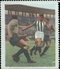 bh13  rara original figurina card quiz calendario 1952 n 48 juventus soccer