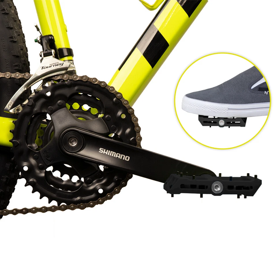 VP Mountain Bike Pedals 9/16" Nylon Fiber Double Sealed Bearing for MTB BMX - Image 3 of 4