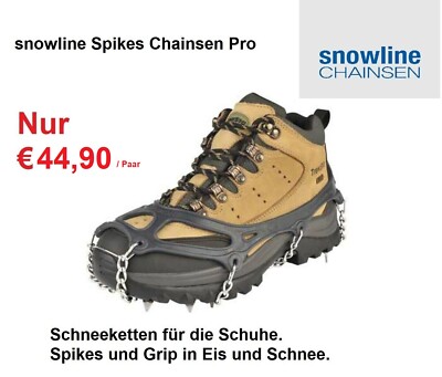 Eiskralle Spikes CHAINSEN PRO Schneekette Traktionshilfe Steigeisen Grödl Grödel