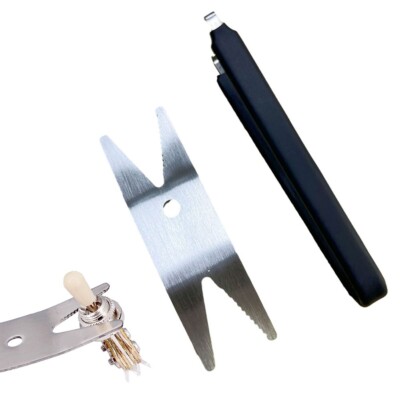2-teiliges Gitarrenknopf Abzieher Schl��ssel Schraubenschl��ssel Set zum Selberm